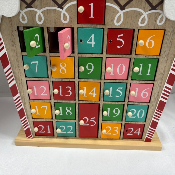 Wooden Christmas Advent Calendar. - Picture 3 of 9